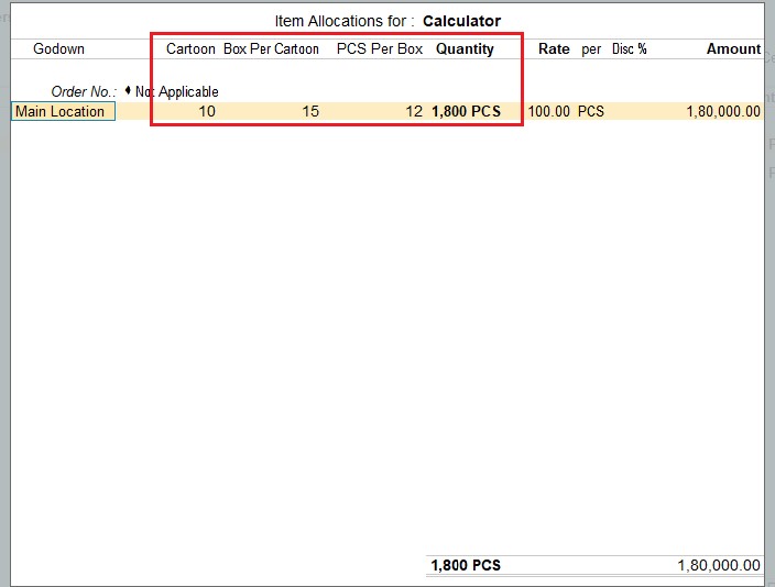 Calculate Stock Item Qty with New User Defined Input Fields
